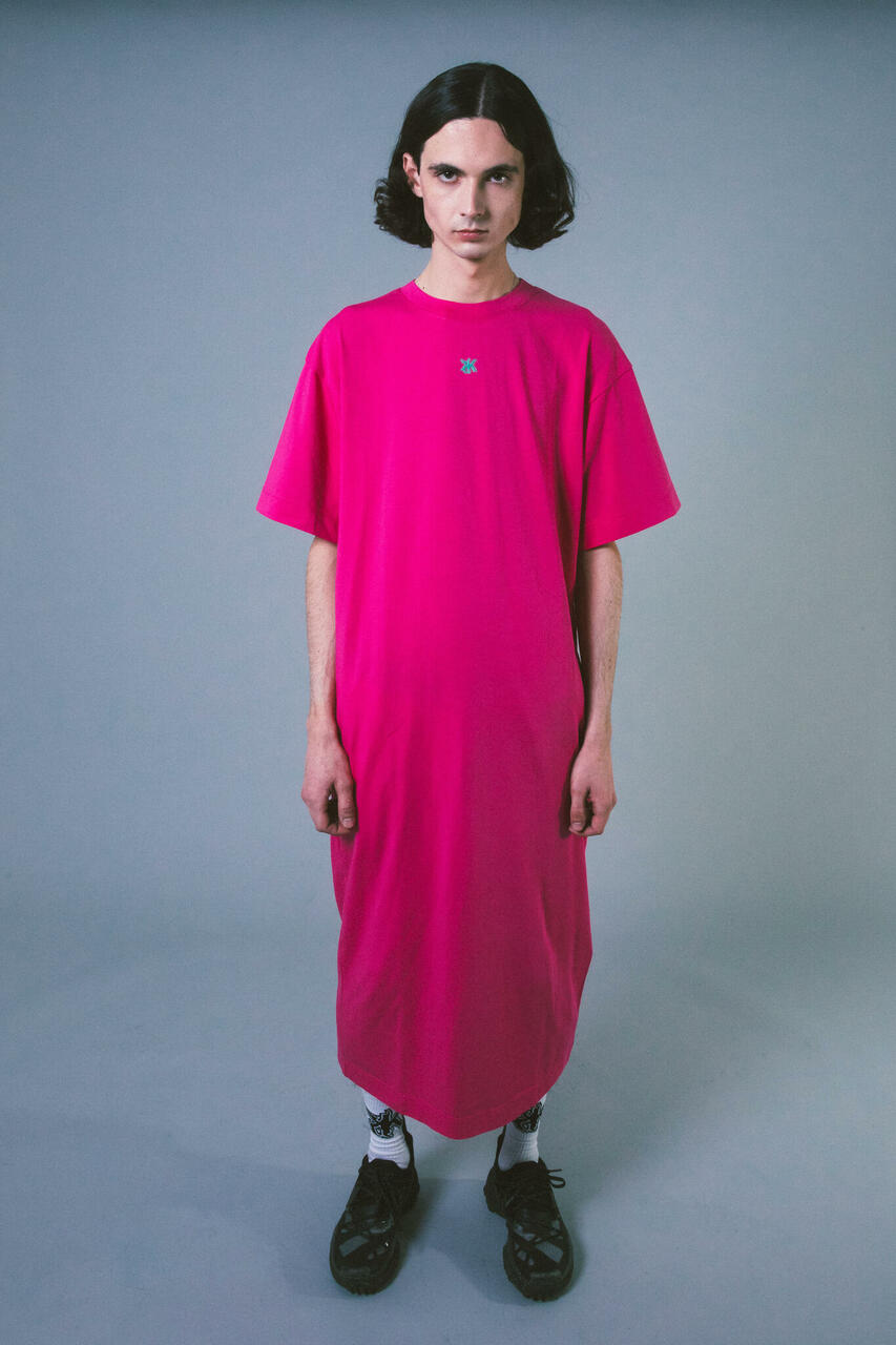Hot Pink Oversized T-shirt Dress – Kristel Kuslapuu